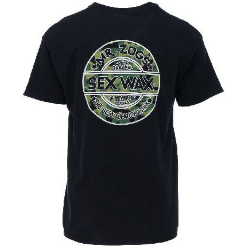 2026 Sex Wax Camo Tee SWCTBL - Black